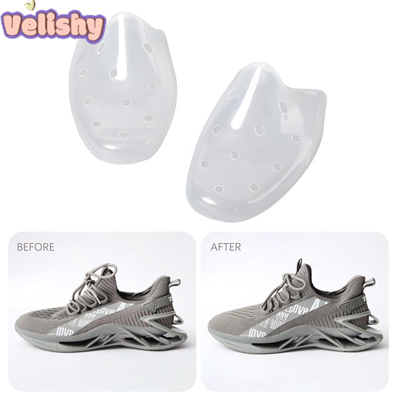 Crease Protector Toe - Ensanchador de zapatos antiarrugas lavable, Protector