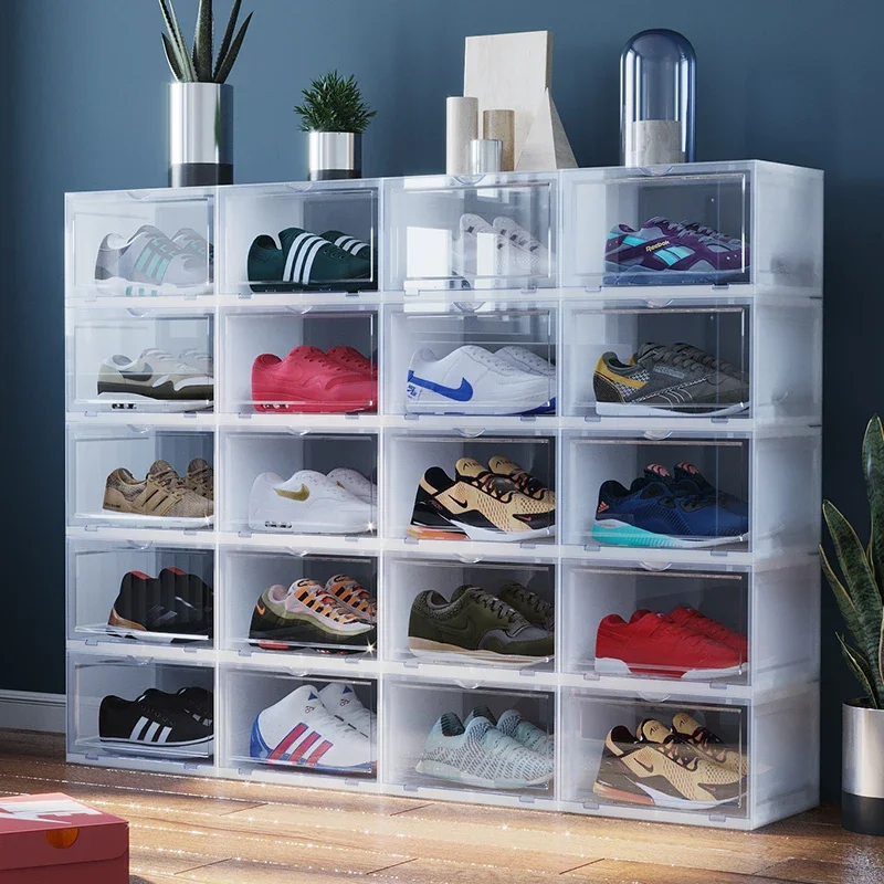 Shoe Box Display - 'Caja transparente portátil de plástico acrílico