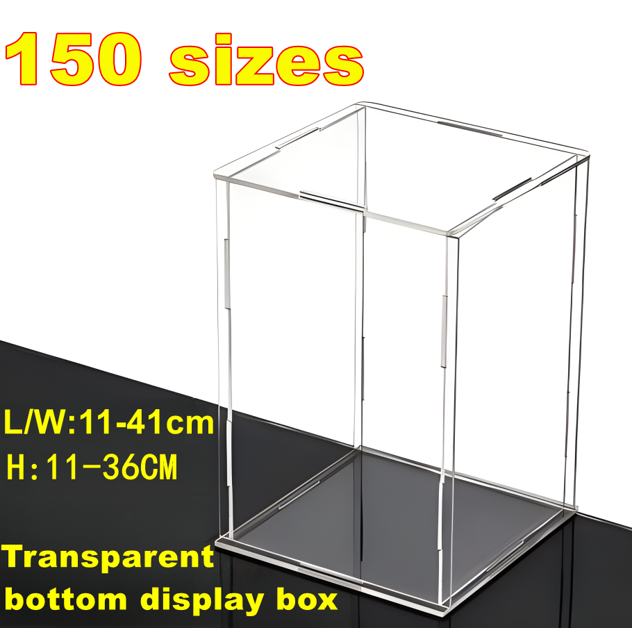 Shoe Box Display - Caja de exhibición de acrílico transparente,
