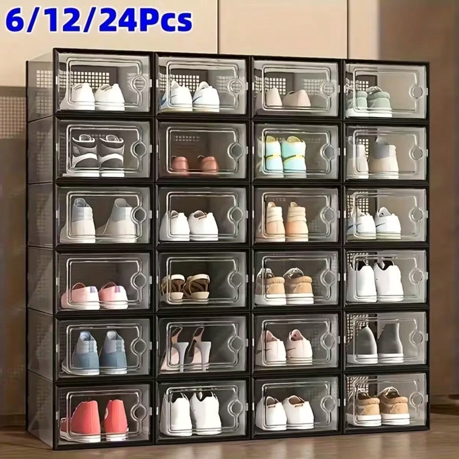 Shoe Box Display - Cajas de zapatos transparentes y gruesas