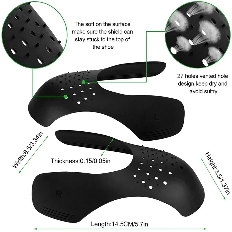 Protector de zapatos antiarrug - Crease Protector Toe reseña y precio