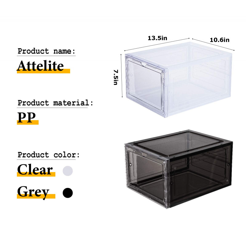 Organizador de zapatos persona - Shoe Box Display reseña y precio