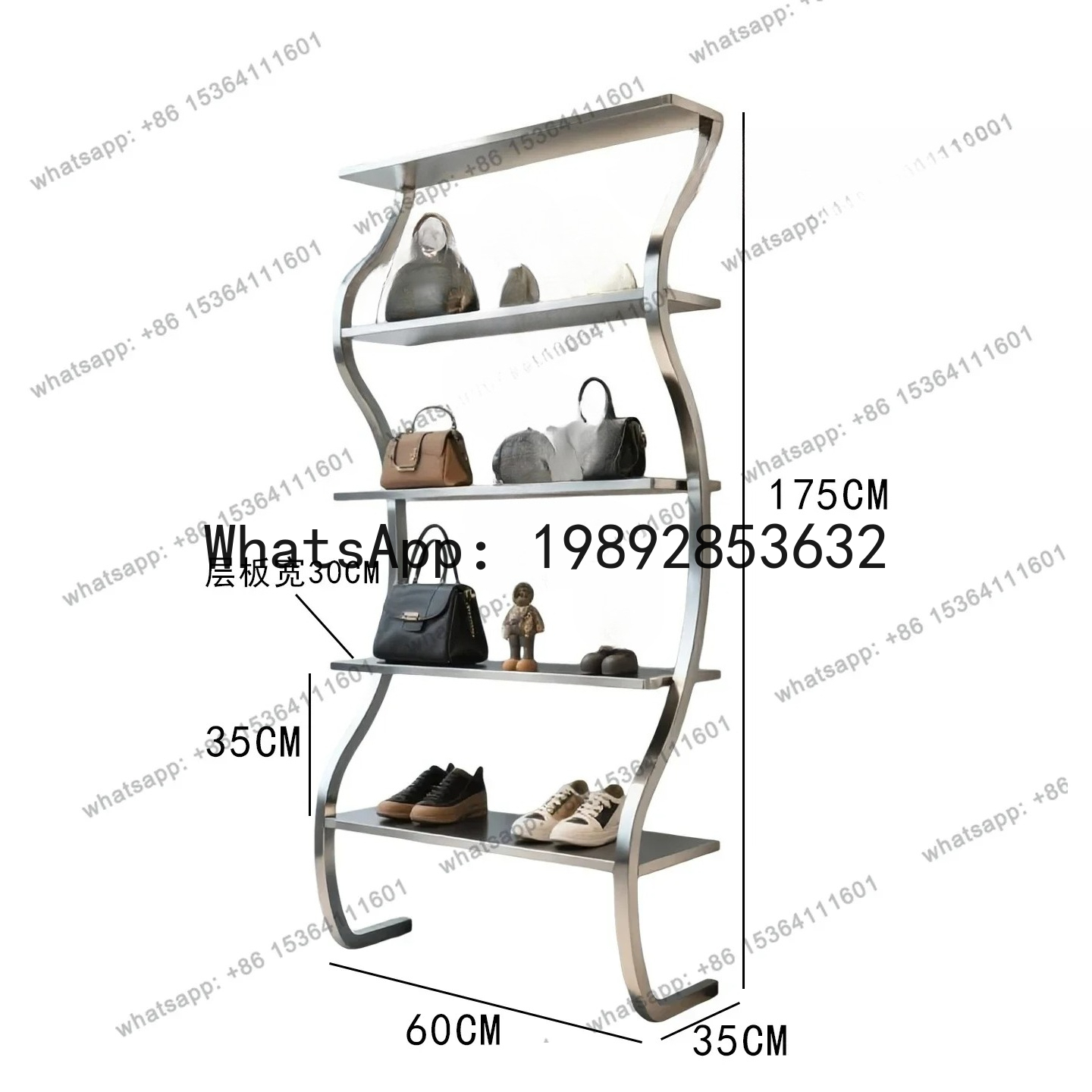 Expositor de ropa CC, estanter - Shoe Box Display reseña y precio