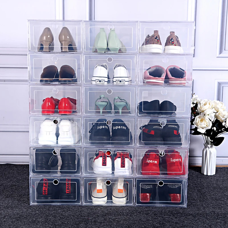 6 Cajas Organizadoras Transpar - Shoe Box Display reseña y precio