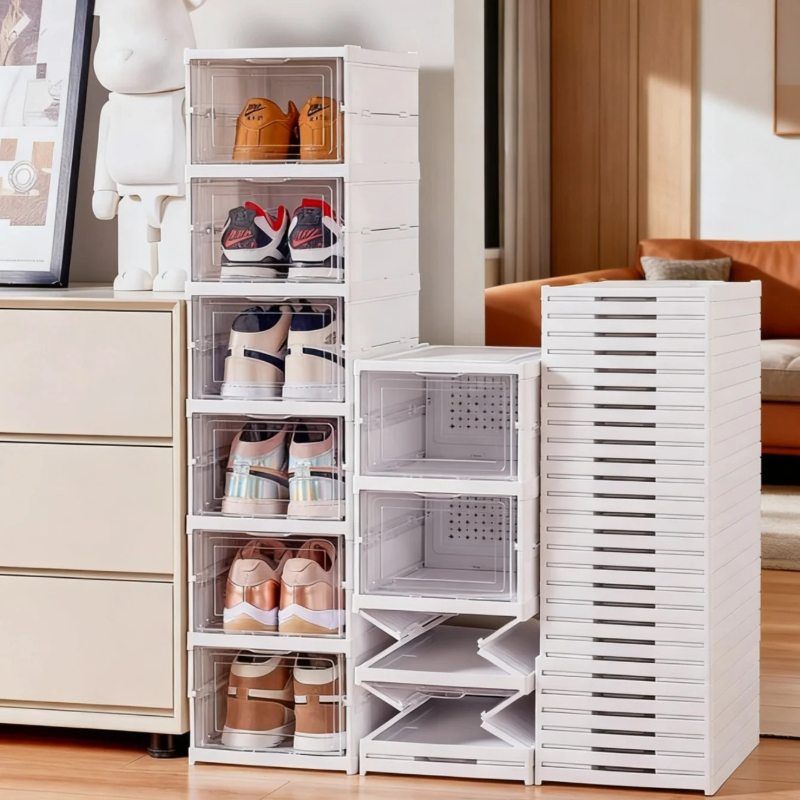 Caja de almacenamiento de zapa - Shoe Box Display reseña y precio