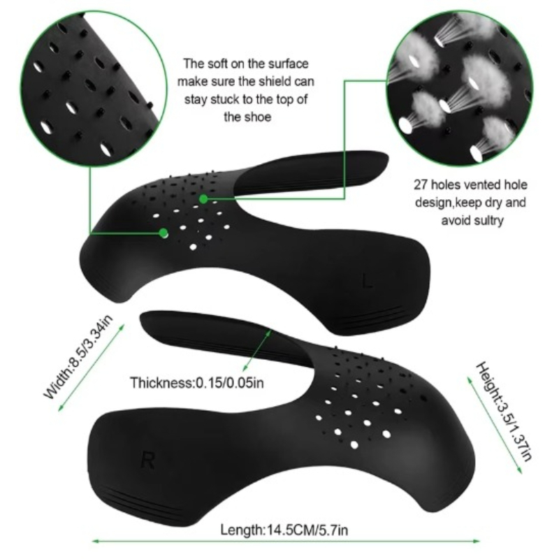 Protector de puntera para zapa - Crease Protector Toe reseña y precio